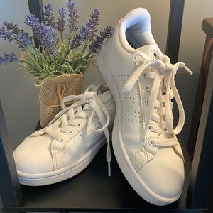 Adidas white sneakers